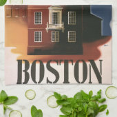 Oude Boston, Massachusetts Paul Revere's rit Theedoek (Gevouwen)