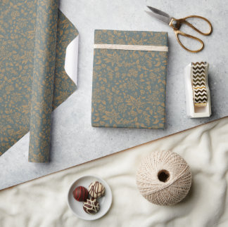 Oude botanische afbeeldingen cadeaupapier