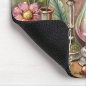 Oude botanische apothekersflessen muismat (Hoek)
