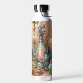 Oude botanische apothekersflessen waterfles (Links)
