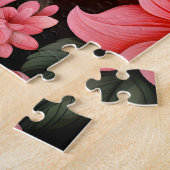 Oude botanische bloeiende bloementuin legpuzzel (Zijkant)
