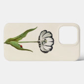 Oude botanische bloem lieveheersbeestje Case-Mate iPhone case (Achterkant (horizontaal))