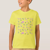 Oude botanische bloem t-shirt (Voorkant)