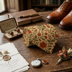 Oude botanische bloemen stropdas