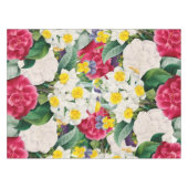 Oude botanische bloemen tafelkleed (Voorkant (Horizontaal))