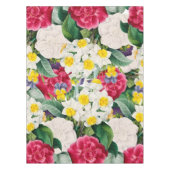 Oude botanische bloemen tafelkleed (Voorkant)