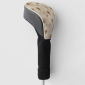Oude botanische bloempatroon (10) golfheadcover (Schuin)