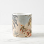 Oude botanische scène met palmen koffiemok (Center)