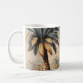 Oude botanische scène met palmen koffiemok (Links)
