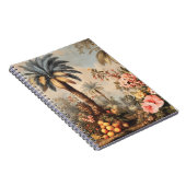 Oude botanische scène met palmen notitieboek (Rechterzijde)