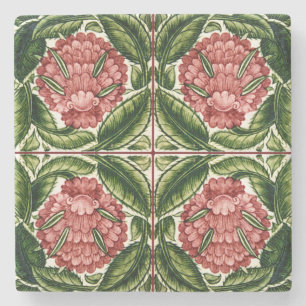 Oude botanische Victoriaans ontwerp Stenen Onderzetter