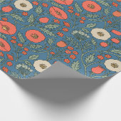 Oude botanische wilde bloem cadeaupapier (Hoek)