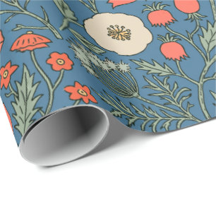Oude botanische wilde bloem cadeaupapier