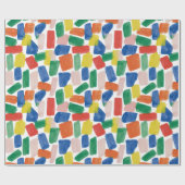 Oude botanische wilde bloem cadeaupapier (Vlak)