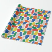 Oude botanische wilde bloem cadeaupapier (Uitgerold)