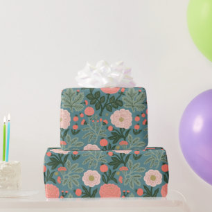 Oude botanische wilde bloem cadeaupapier