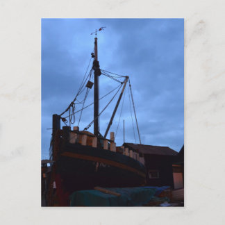 Oude Boten aan wal in Southwold Briefkaart