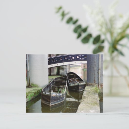 Oude boten briefkaart (Staand voorkant)