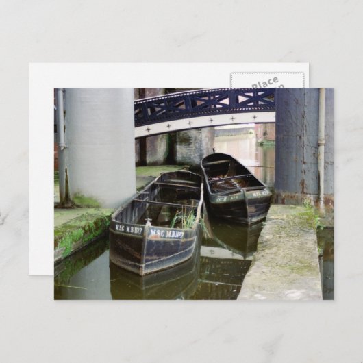 Oude boten briefkaart (Voorkant / Achterkant)