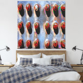 Oude bouten canvas afdruk (Insitu (Slaapkamer))