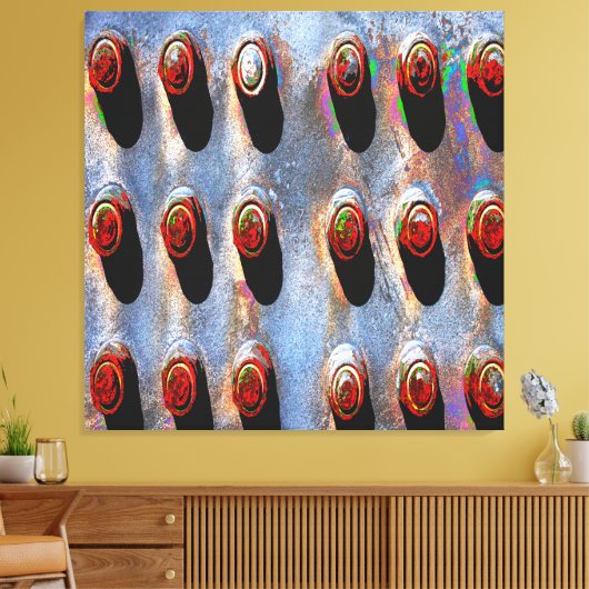 Oude bouten canvas afdruk (Insitu (Woonkamer))