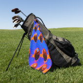 Oude bouten golfhanddoek (Groen)