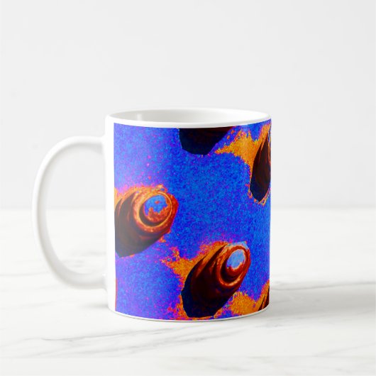 Oude bouten koffiemok (Links)