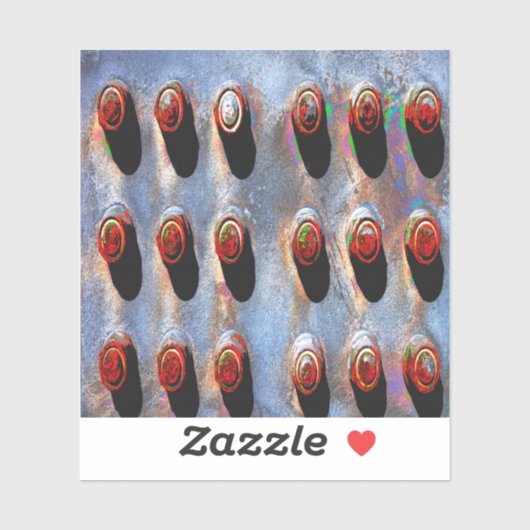 Oude bouten sticker (Vel)