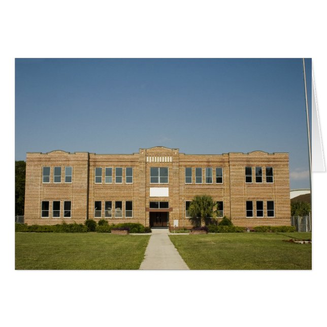 Oude bouwkaart van Brick School (Voorkant Horizontaal)