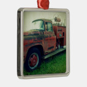 Oude brandwagen metalen ornament (Rechts)