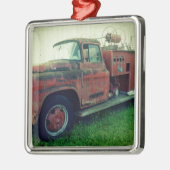 Oude brandwagen metalen ornament (Links)