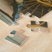 Oude brandweerman 2  Victoriaans puzzel (Zijkant)