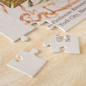 Oude brandweerman  Victoriaans etiket Puzzle Legpuzzel (Zijkant)