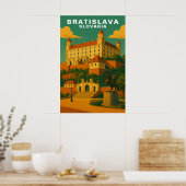 Oude Bratislava Slowakije Europese Reis Poster (Keuken)