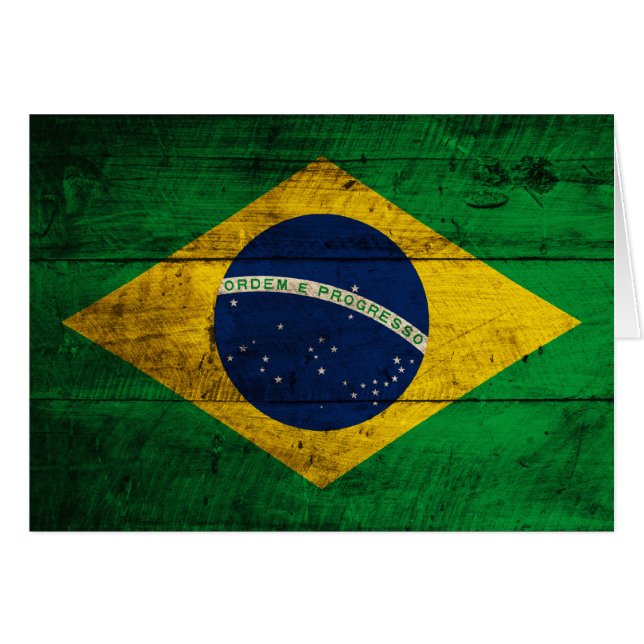 Oude Braziliaanse vlag (Voorkant Horizontaal)