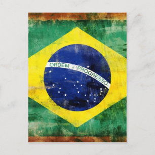 Oude Braziliaanse vlag Briefkaart