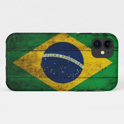 Oude Braziliaanse vlag Case-Mate iPhone Case (Achterkant (horizontaal))