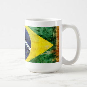 Oude Braziliaanse vlag Koffiemok