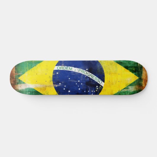 Oude Braziliaanse vlag Skateboard (Horizontaal)