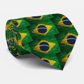 Oude Braziliaanse vlag Stropdas (Opgerold)
