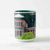 Oude Brewhouse in de zomer Mok (Midden)