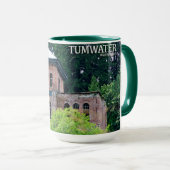 Oude Brewhouse in de zomer Mok (Voorkant rechts)