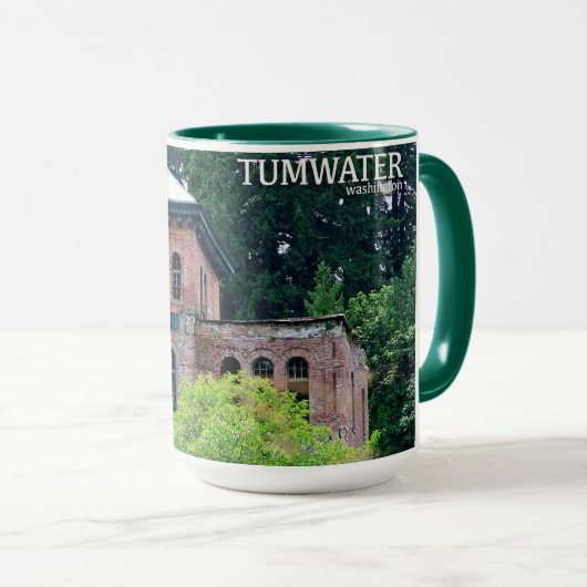 Oude Brewhouse in de zomer Mok (Voorkant rechts)