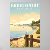 Oude Bridgeport Connecticut Poster (Voorkant)