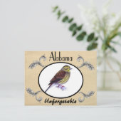  Oude Briefkaart Alabama (Staand voorkant)