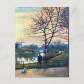 Oude Briefkaart - Birkenhead Park. (Voorkant)