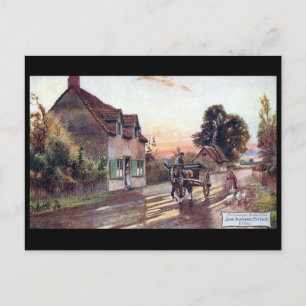 Oude Briefkaart - Bunyans katoen. Elstow, Bedford