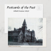 Oude Briefkaart - Solihull Grammar School (Voorkant / Achterkant)
