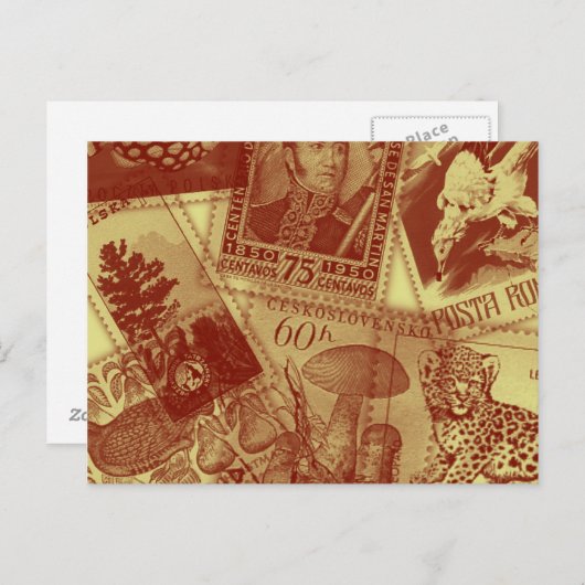 Oude Briefkaart Stampen (Voorkant / Achterkant)