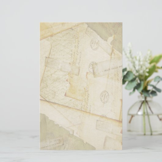 oude brieven briefpapier (Staand voorkant)
